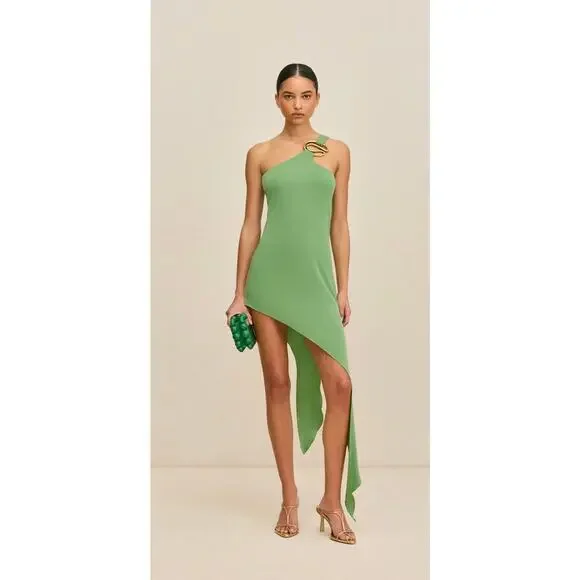 Cult Gaia Niam Dress - Calla Lilly Green - Size Large